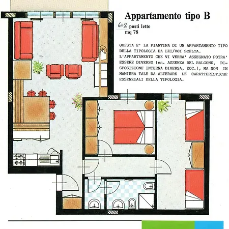 Multiproprieta Rio Falze Lägenhet *