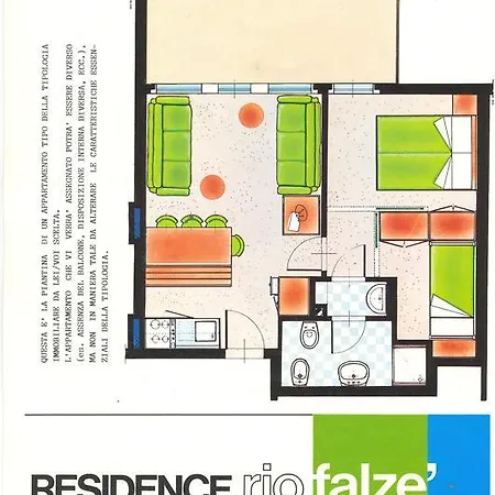 Multiproprieta Rio Falze Lägenhet *